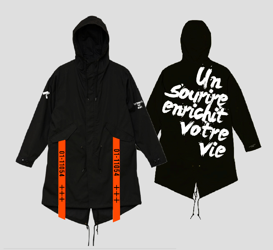 mod coat_VOTRE_ khaki black