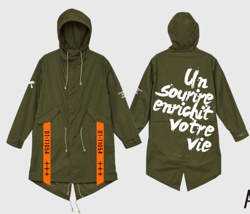 mod coat_VOTRE_ khaki black