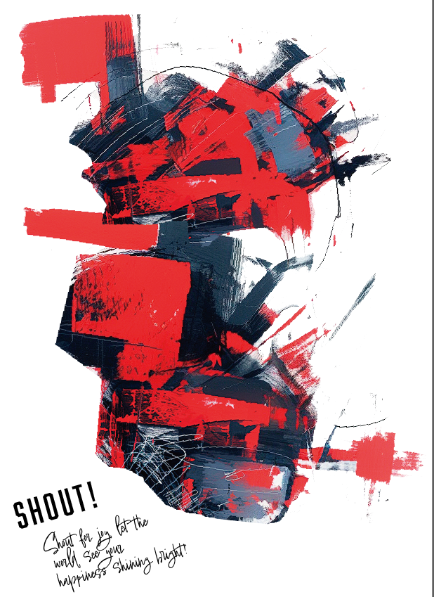 LONG T-shirt -SHOUT-