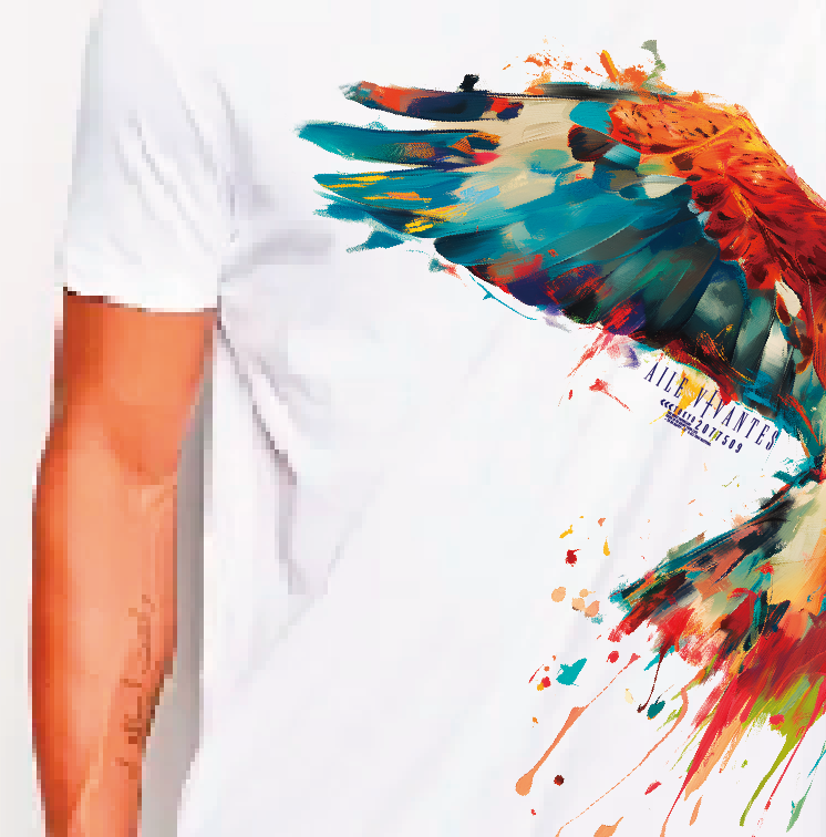 LONG T-shirt -BIRD-