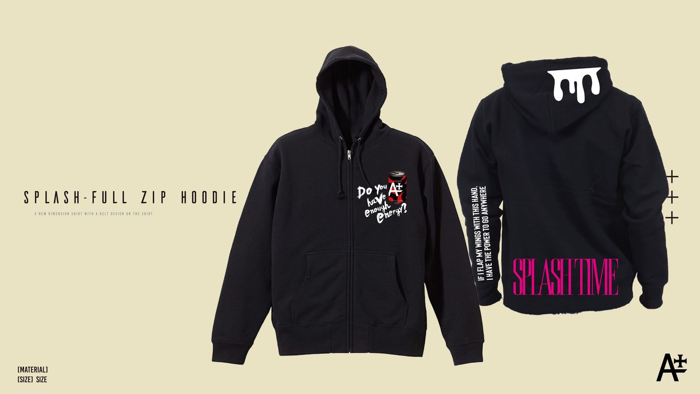 SPLASH-FULL ZIP HOODIE