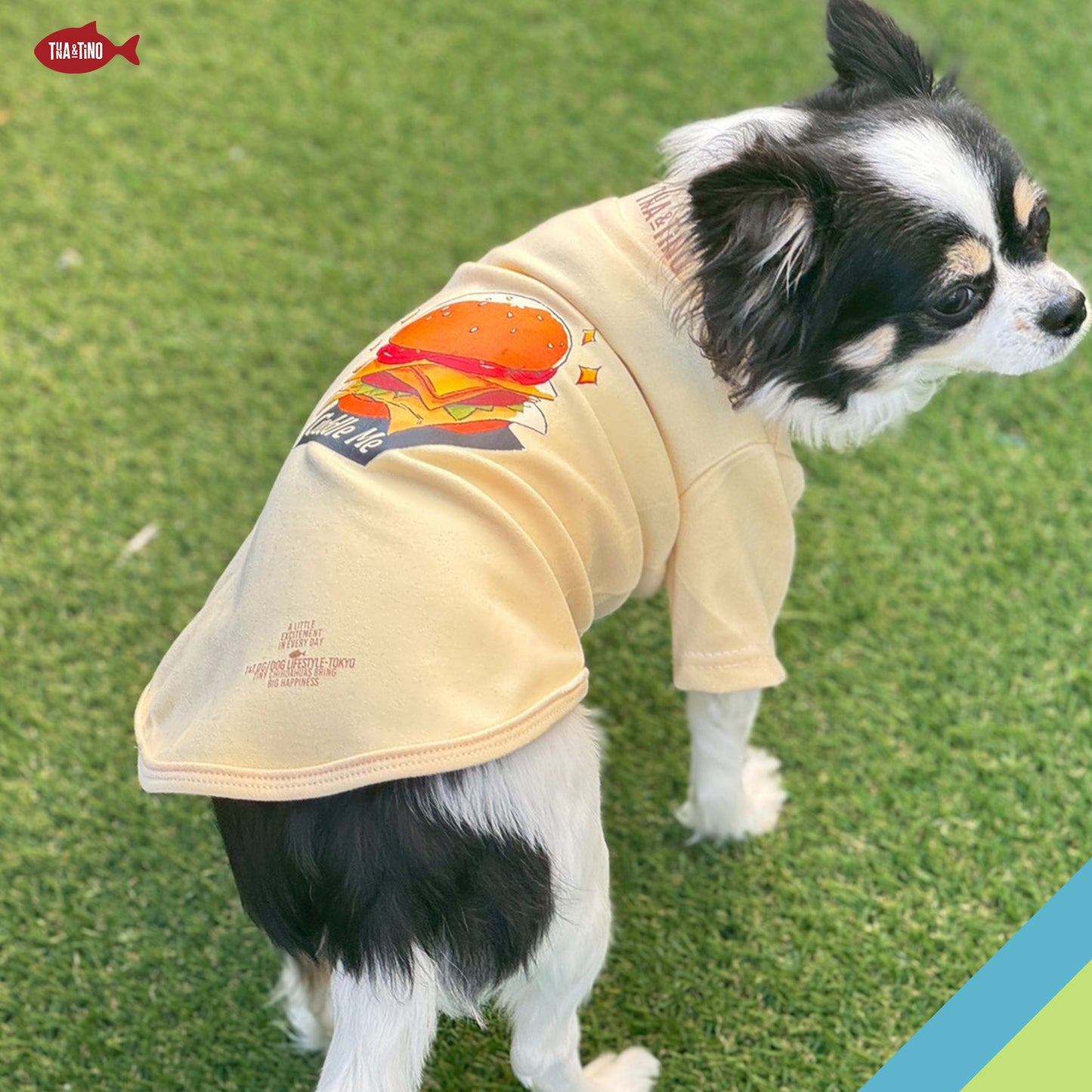 ハイネックソフトシャツ［ハンバーガー　おにぎり　パフェ］