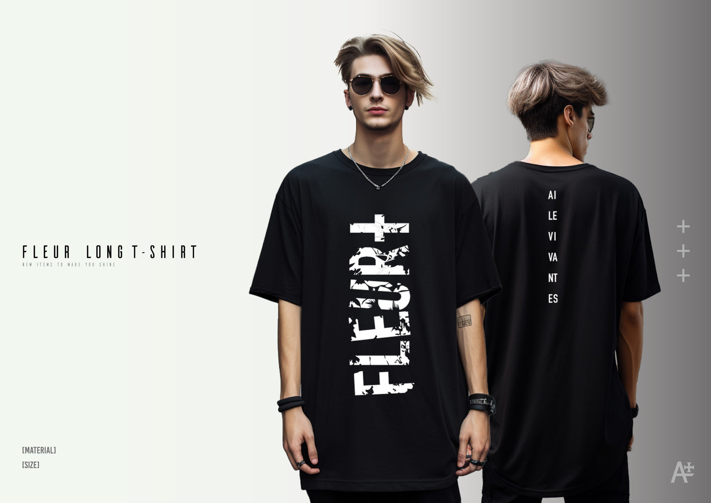 FLEUR - long tshirt-